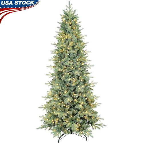 Slim christmas tree prelit led - tree,