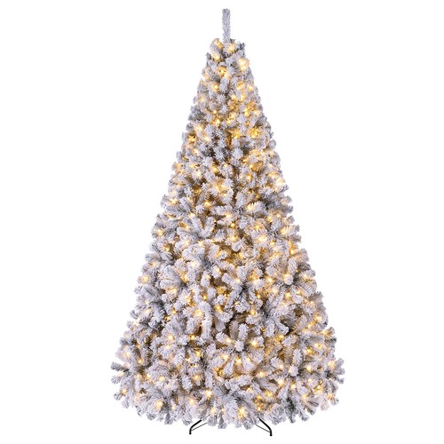 9ft pre lit premium snow - 9ft,